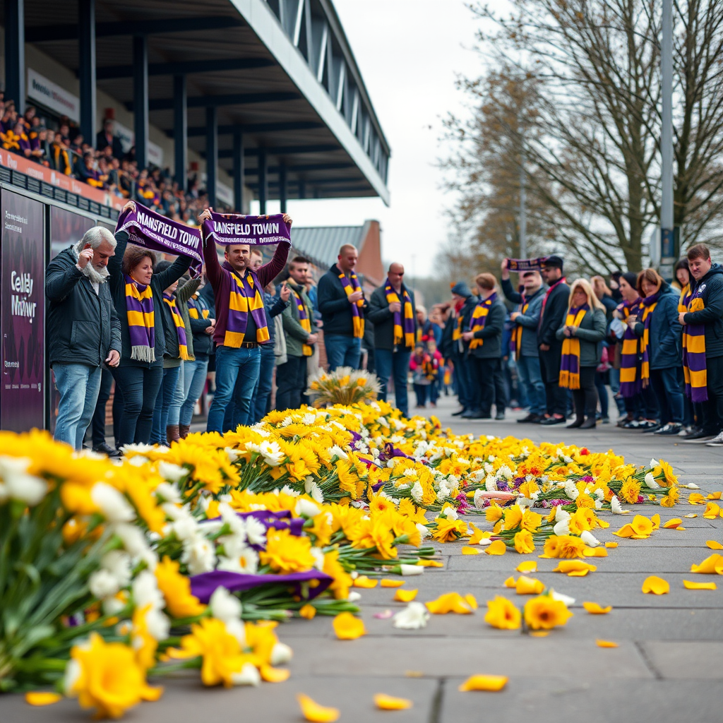 Mansfield Town Supporters Mourn Teenager After Fatal Crash